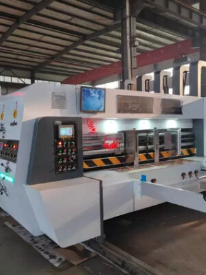NORTH PACK Lead Edge Two Color Printing Slotting Corrugation Carton Box Make Machine
